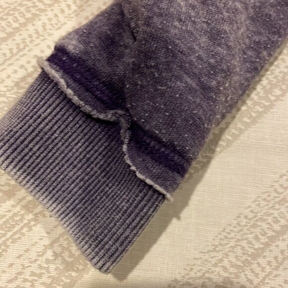 Butter Super Soft Girls Reversible Purple Emoji Sparkle Zip-up Sweatshirt - Picture 4 of 9